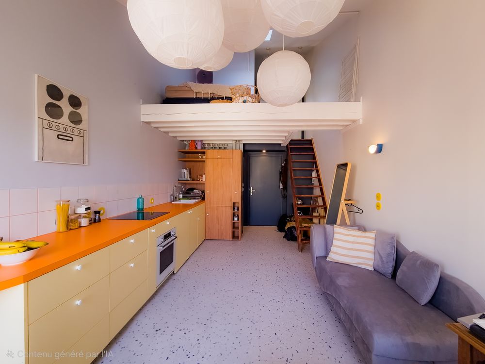 Vente Appartement Le titre de voCoup de cœur sur le plateau de la Croix-Rousse : Duplex atypique avec caractèretre annonce Lyon 4