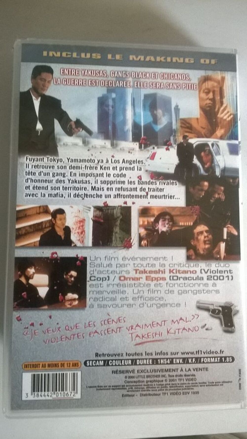 VHS aniki mon frere takeshi kitano
DVD et blu-ray