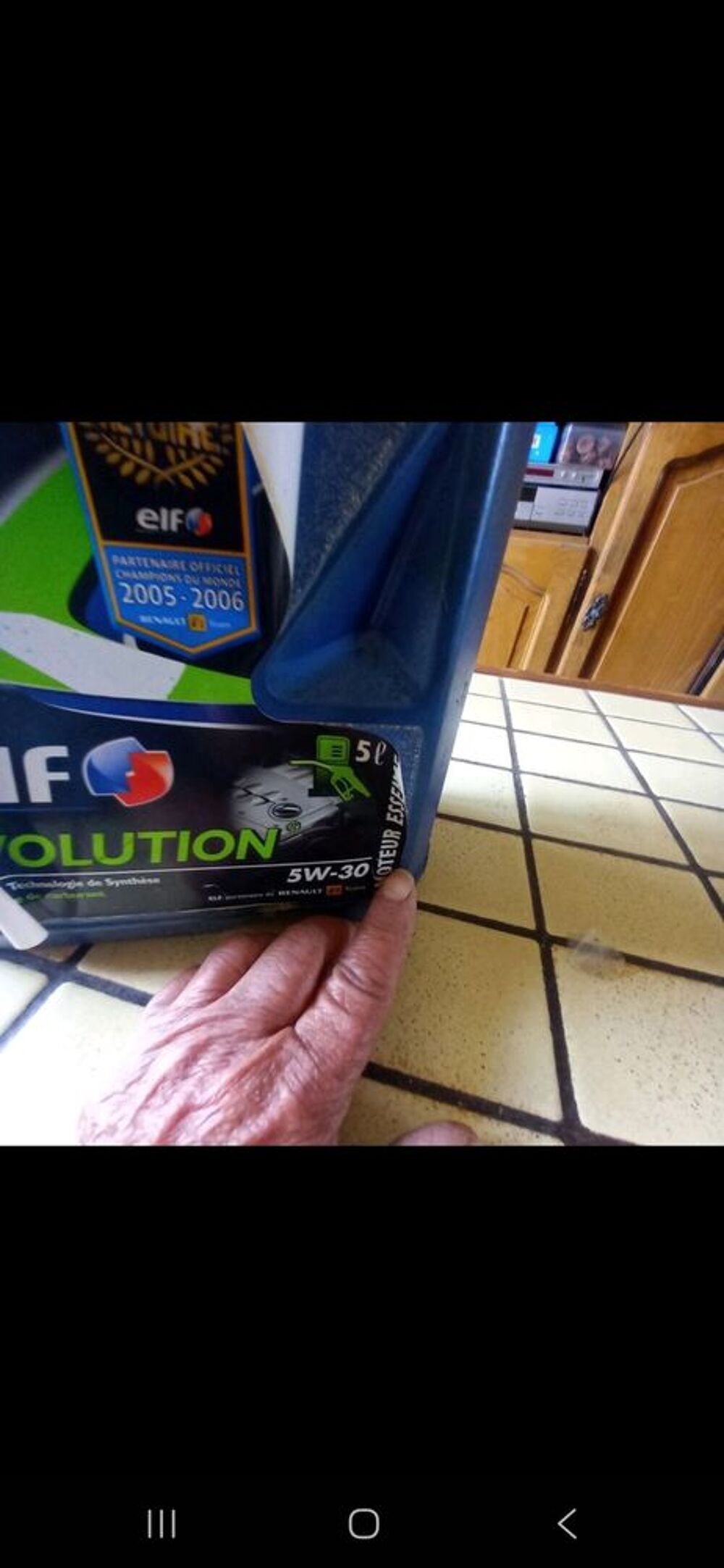 Bidon d'huile 5 litres elf &eacute;volution Bricolage