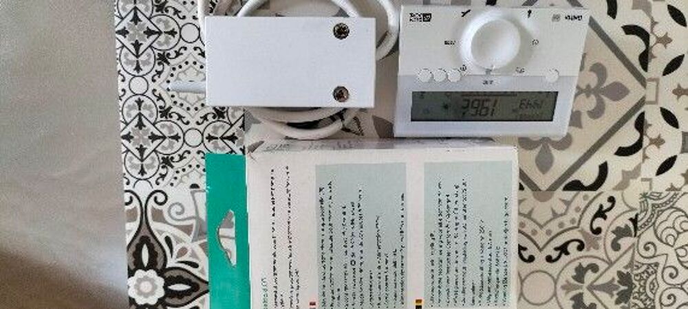THERMOSTAT PROGRAMMABLE SANS FIL DELTA DORE 8.03+RECEPTEUR Bricolage