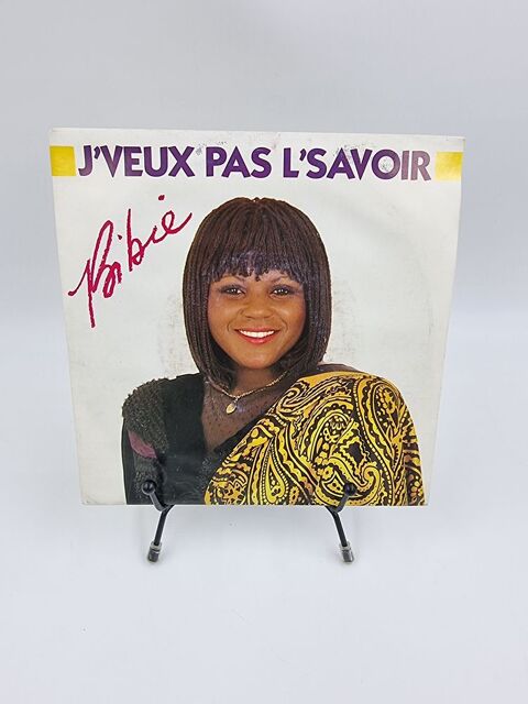 Vinyle 45 tours Bibie : J'Veux pas l'Savoir avec fourreau	 1 Vulbens (74)