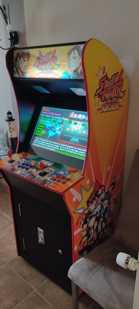 Borne arcade street fighter 2100 jeux 950 Crissey (71)