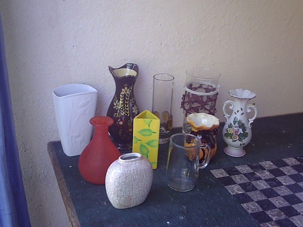 Vases de 0,50 € &agrave; 5 € Décoration