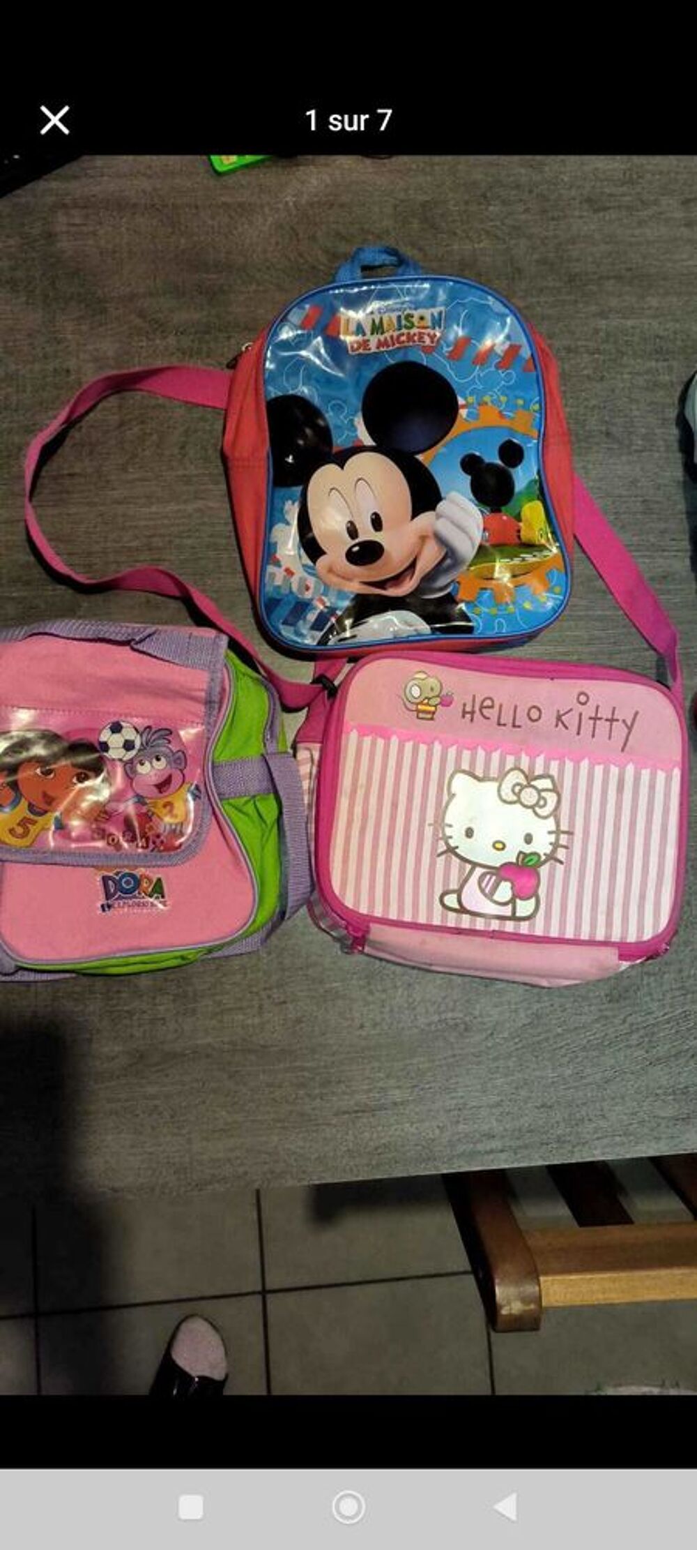 lot sacoches enfant Mobilier enfants