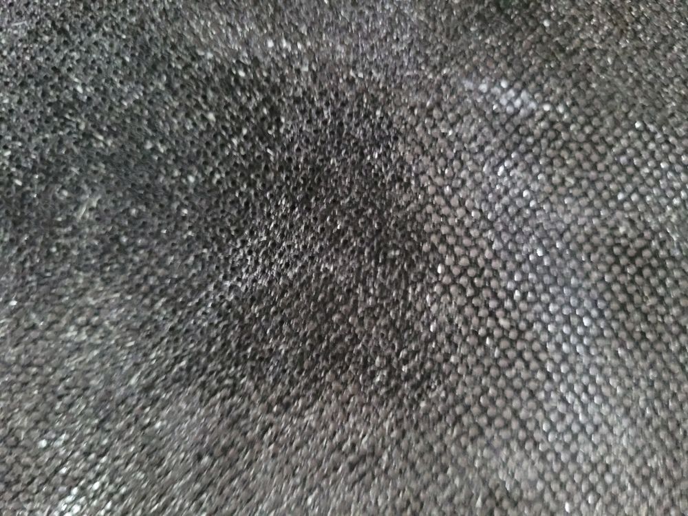 Grand Sac Cabas XL100% cuir,Noir paillet&eacute;, PETITE MENDIGOTE Maroquinerie