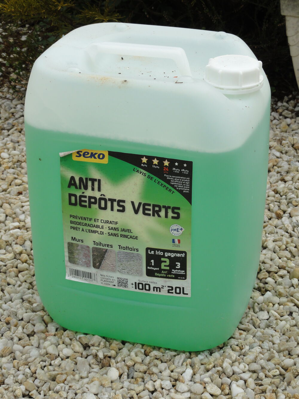Anti d&eacute;p&ocirc;t vert SEKO
Pr&eacute;ventif et curatif
Jardin