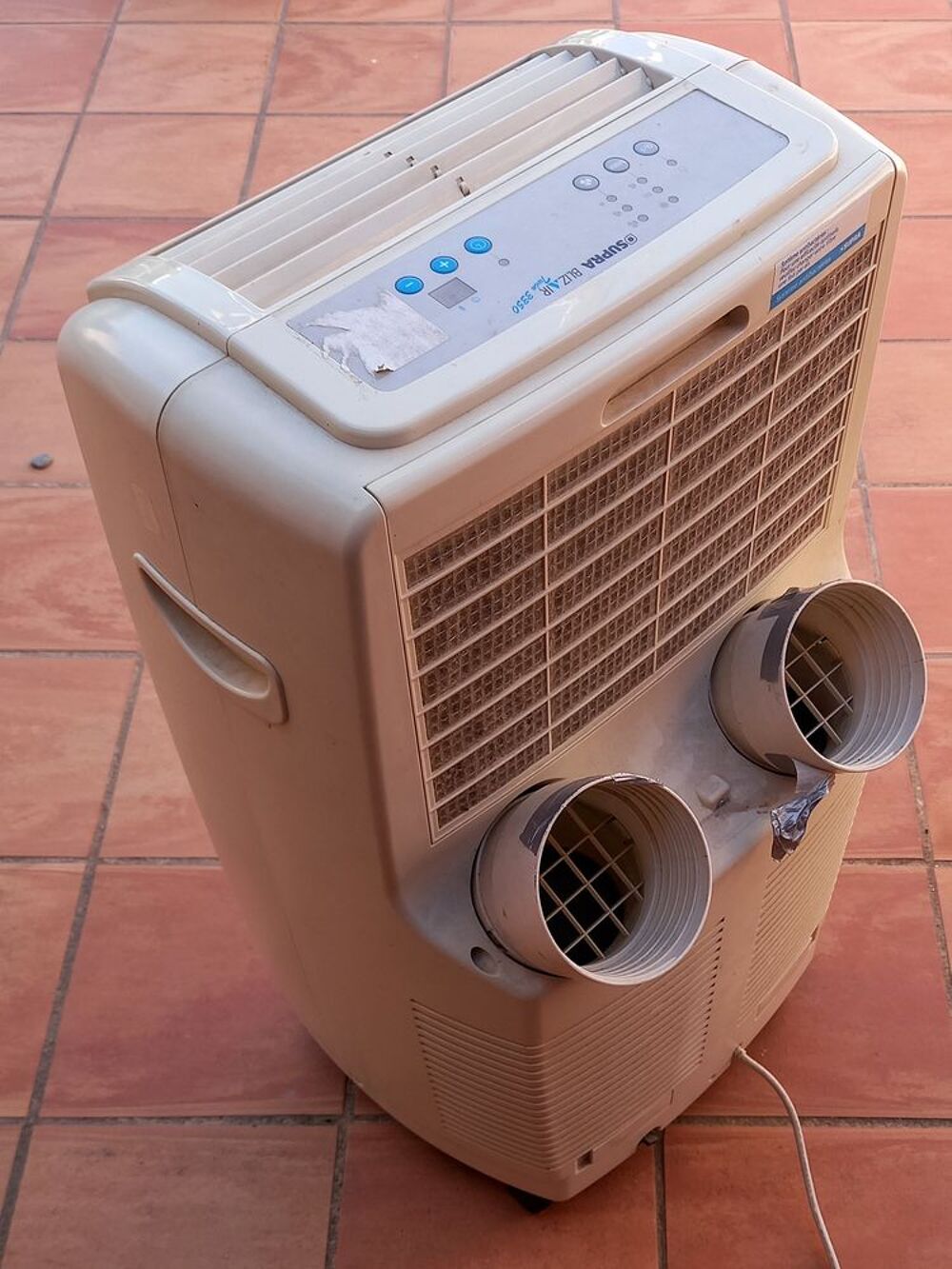 Climatiseur SUPRA Blizair Twin 3350 mobile sur roulettes Electroménager