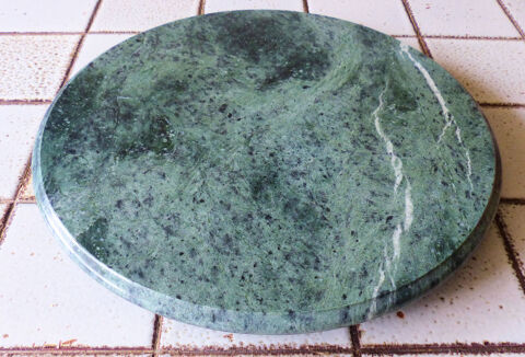 Plateau de fromage tournant en marbre vert 20 Fixin (21)