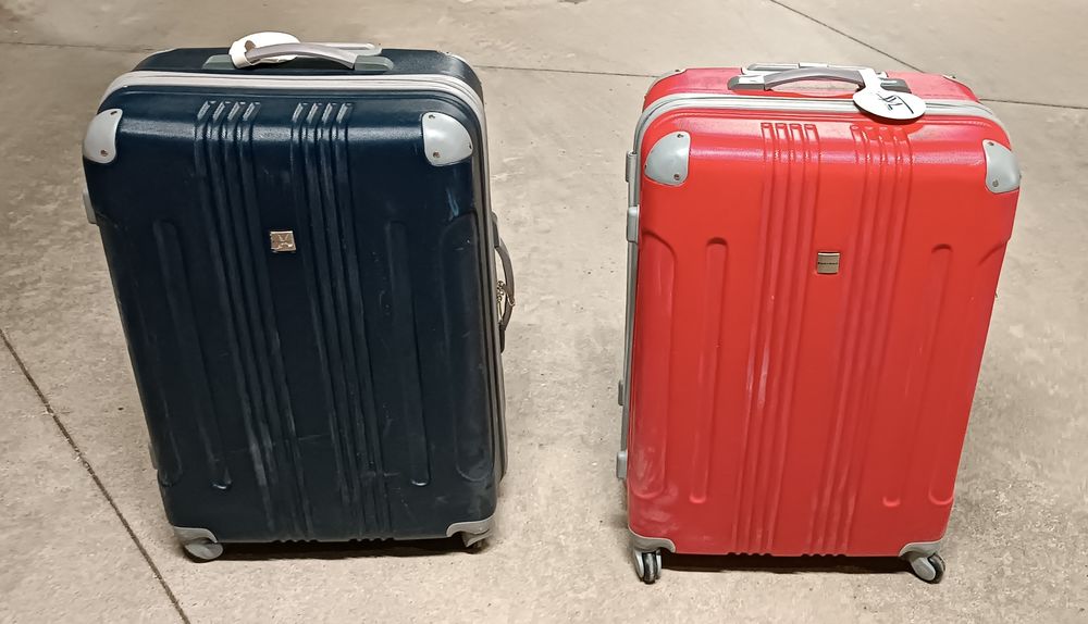 02 VALISES DE SOUTE "FARAWAY" RIGIDES, 74 CMS Maroquinerie