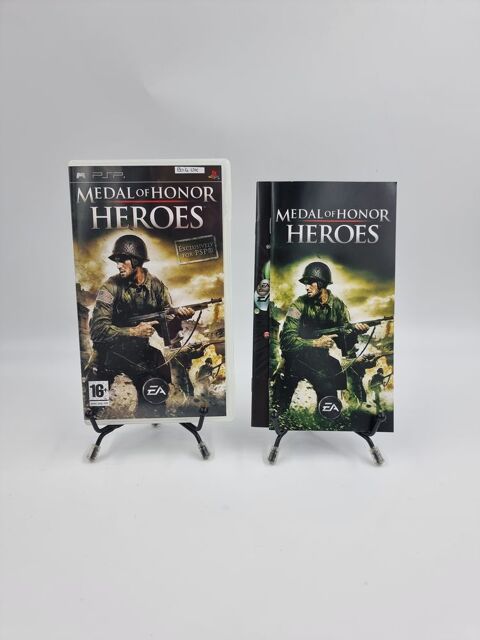 Jeu PSP Medal of Honor Heroes (boite UK) en boite, complet 3 Vulbens (74)