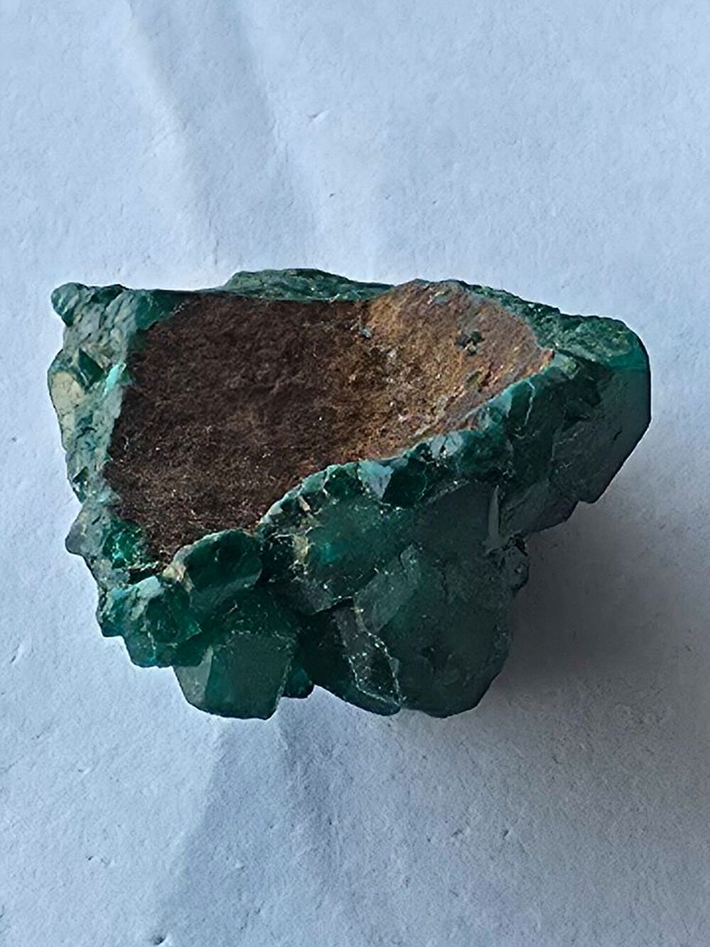 Dioptase brute du Katanga RDC-Collection 13g 