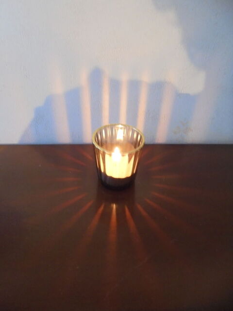 Photophore gris et dor� (33) 3 Tours (37)