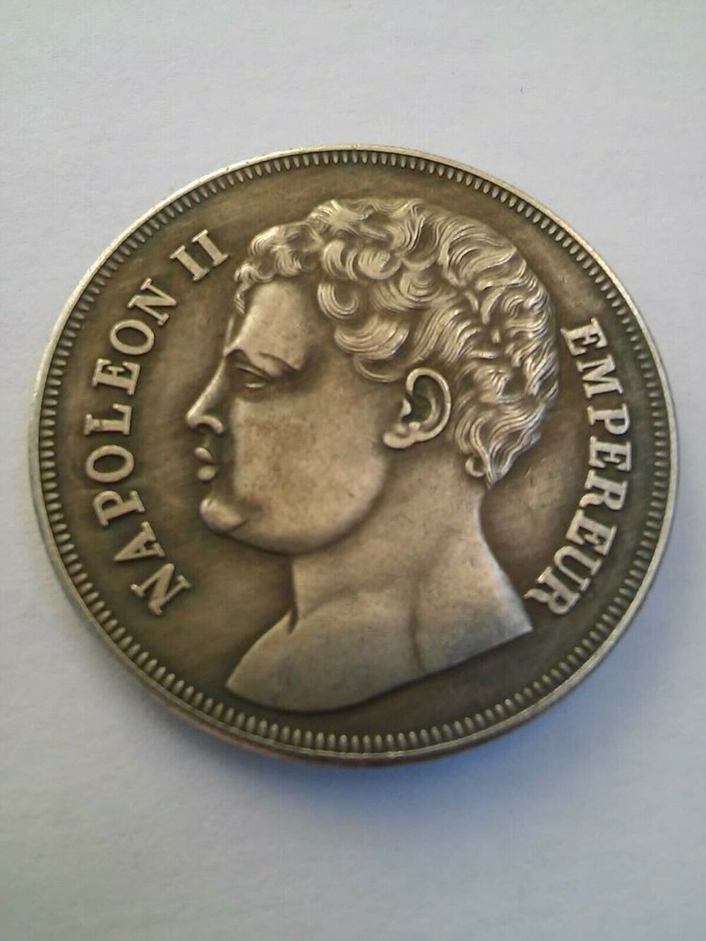 Pi&egrave;ce Monnaie Napoleon II 5 Francs 1816 Essai Gravee 