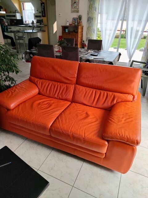 Canap� cuir ch�teau d'ax 150 Tr�guier (22)