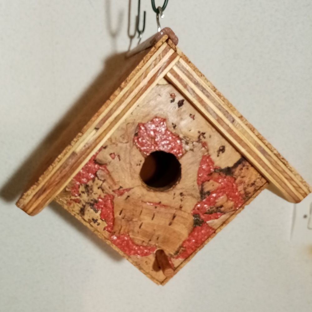   Nid pour oiseaux a suspendre
