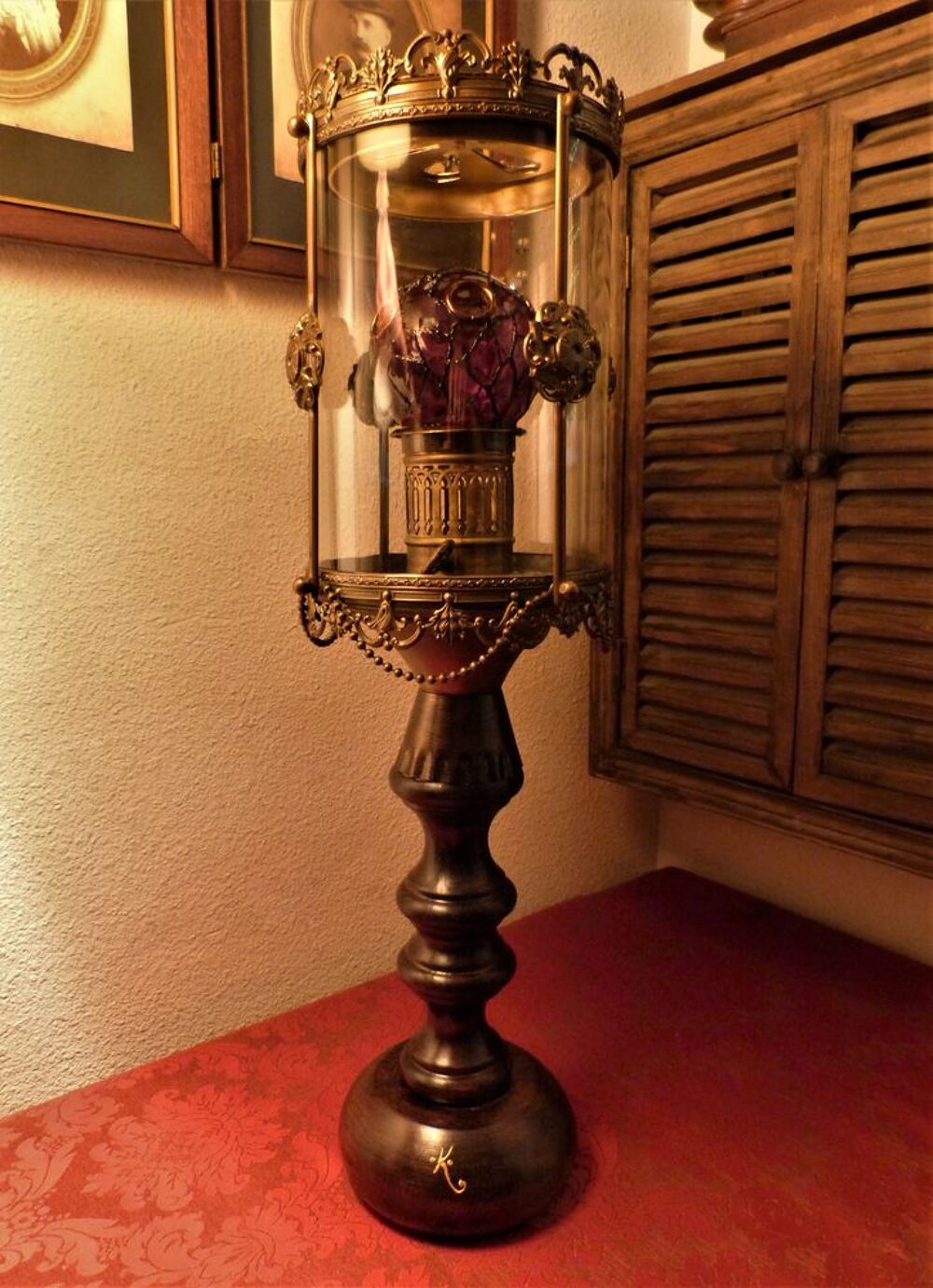 Objet de Curiosit&eacute; "VICTORIAN PURPLE GLASS" Steampunk Décoration