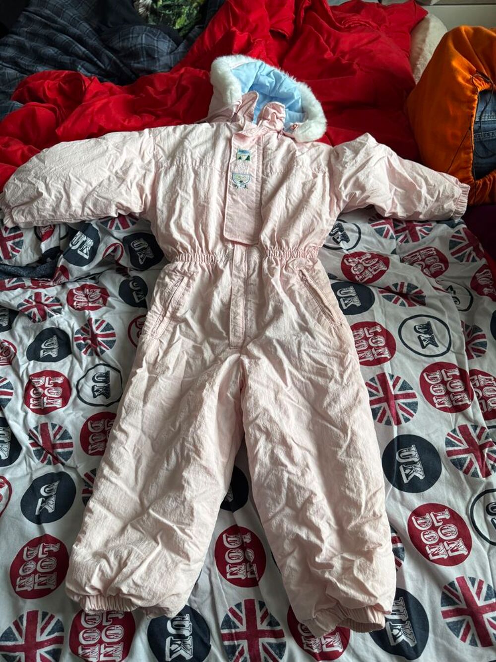 ? Combinaison de Ski Bonpoint 4 ans (102cm) ? Rose Poudr&eacute; Puériculture