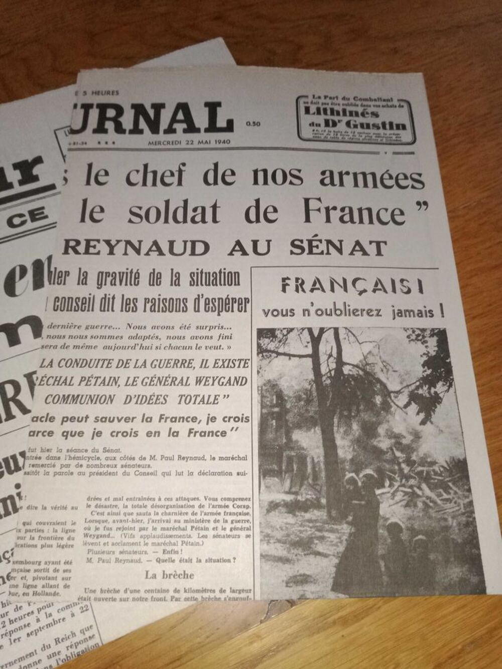 journal seconde guerre mondiale 