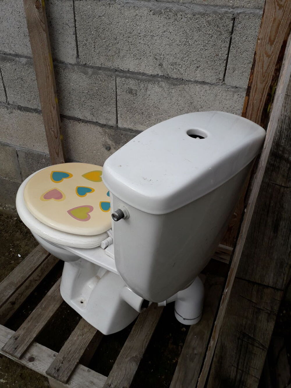 Cuvette WC (sans r&eacute;servoir cass&eacute;) Bricolage