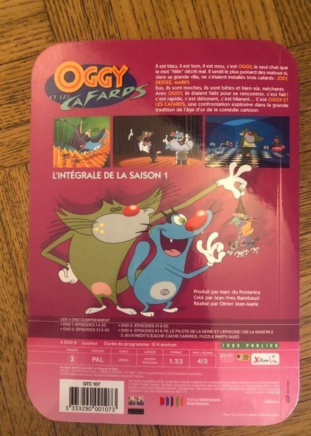 4 DVD Oggy et les Cafards - Saison 1 DVD et blu-ray