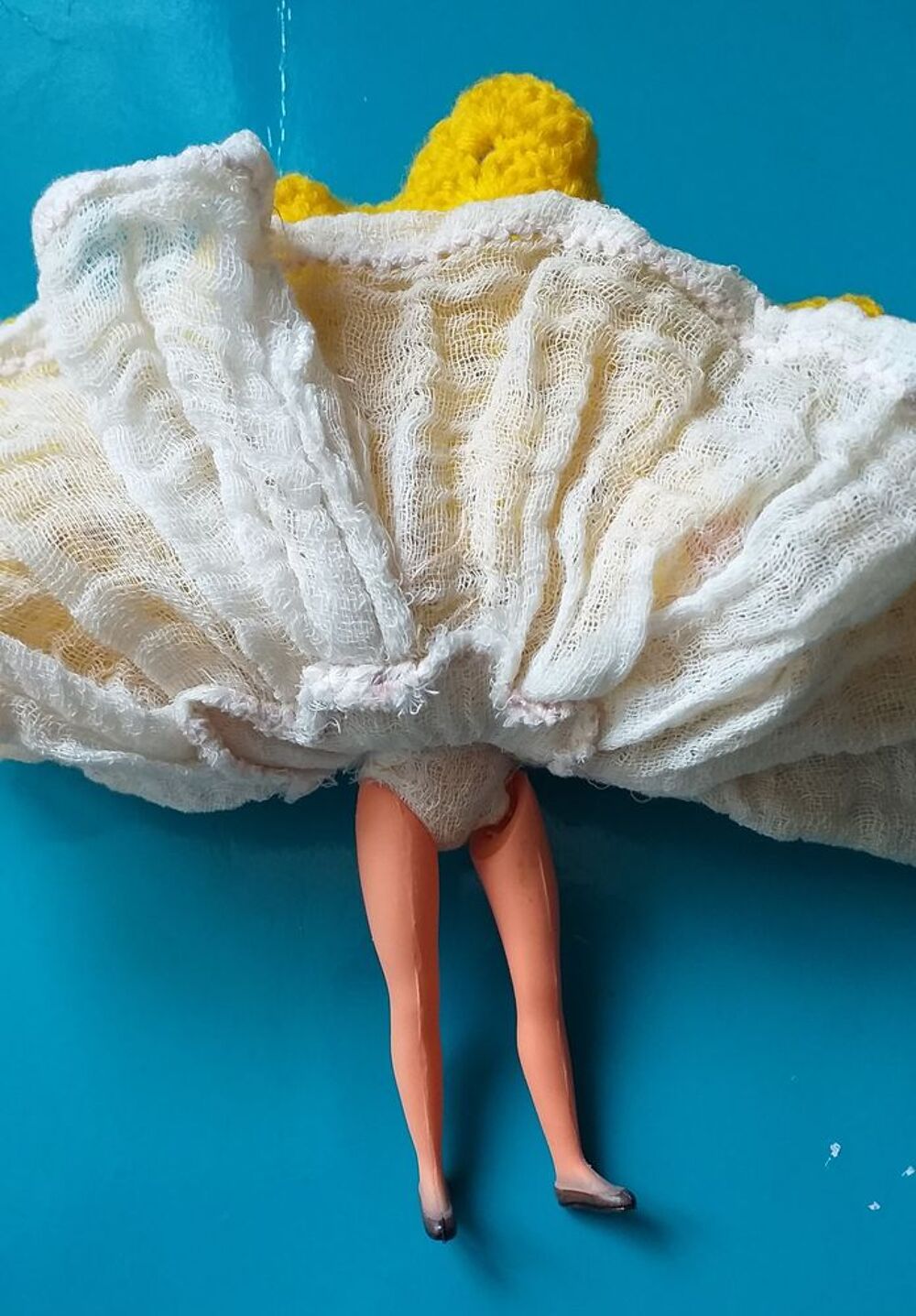 Ancienne poup&eacute;e en cellulo&iuml;d Petitcollin T&ecirc;te d'aigle 17.5 c Jeux / jouets