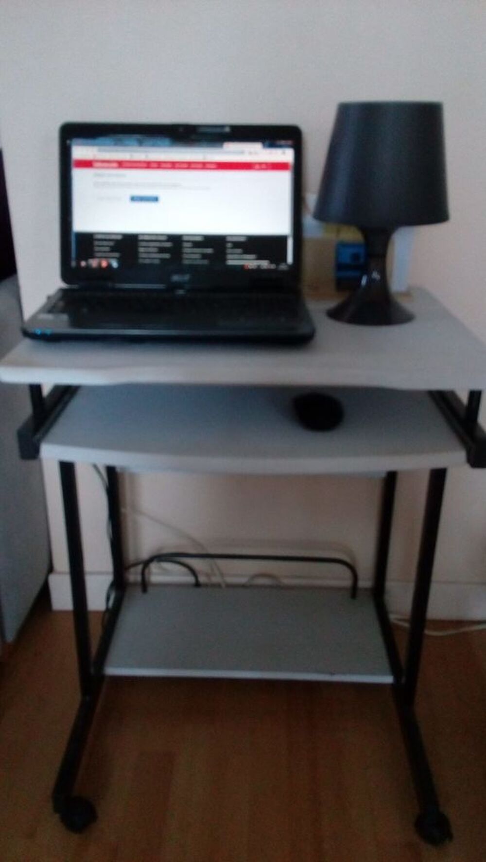 Petit Bureau informatique blanc Meubles