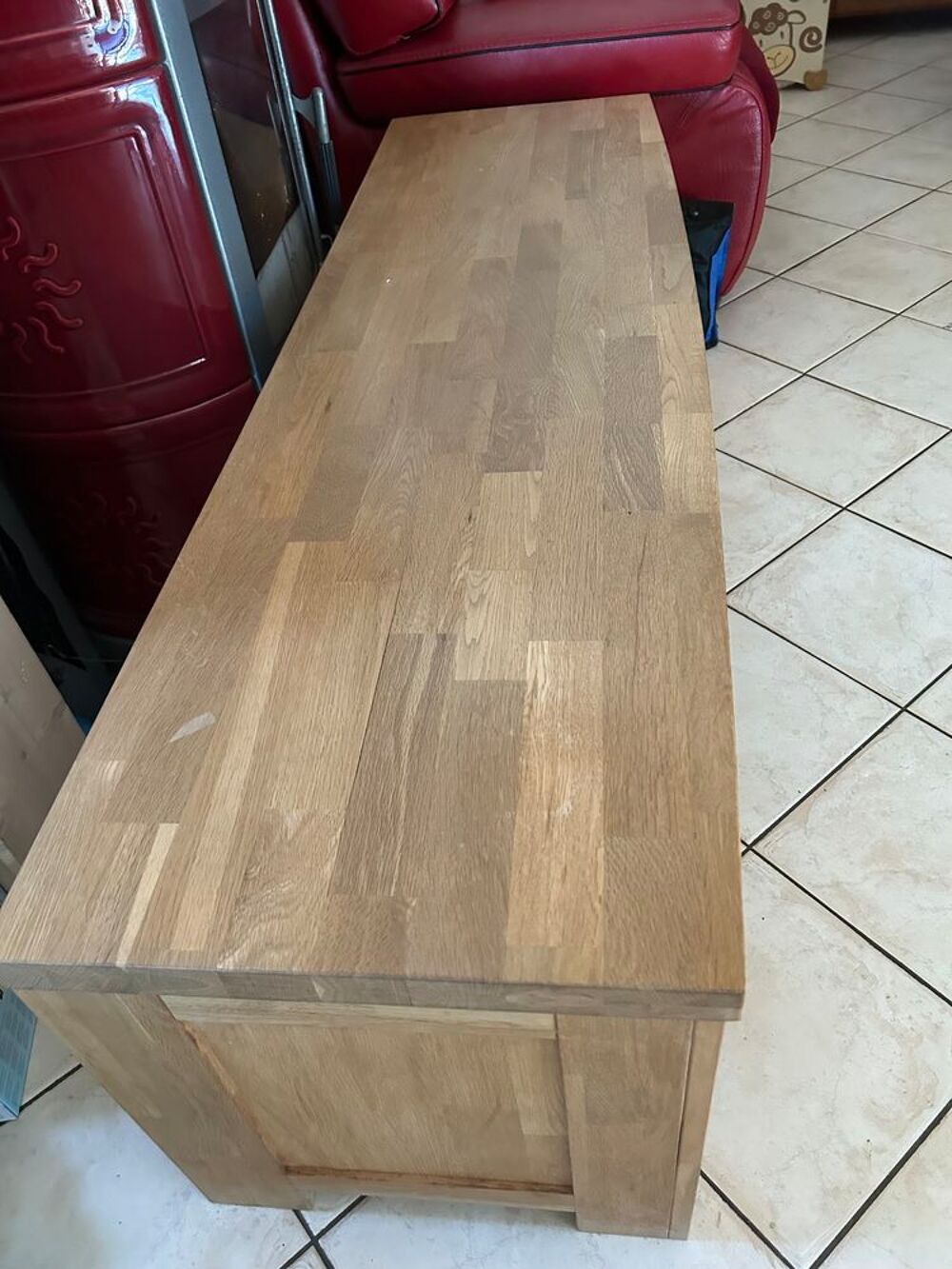 Meuble t&eacute;l&eacute; en bois de 1,50. X 0,45x. H 0,50 Meubles