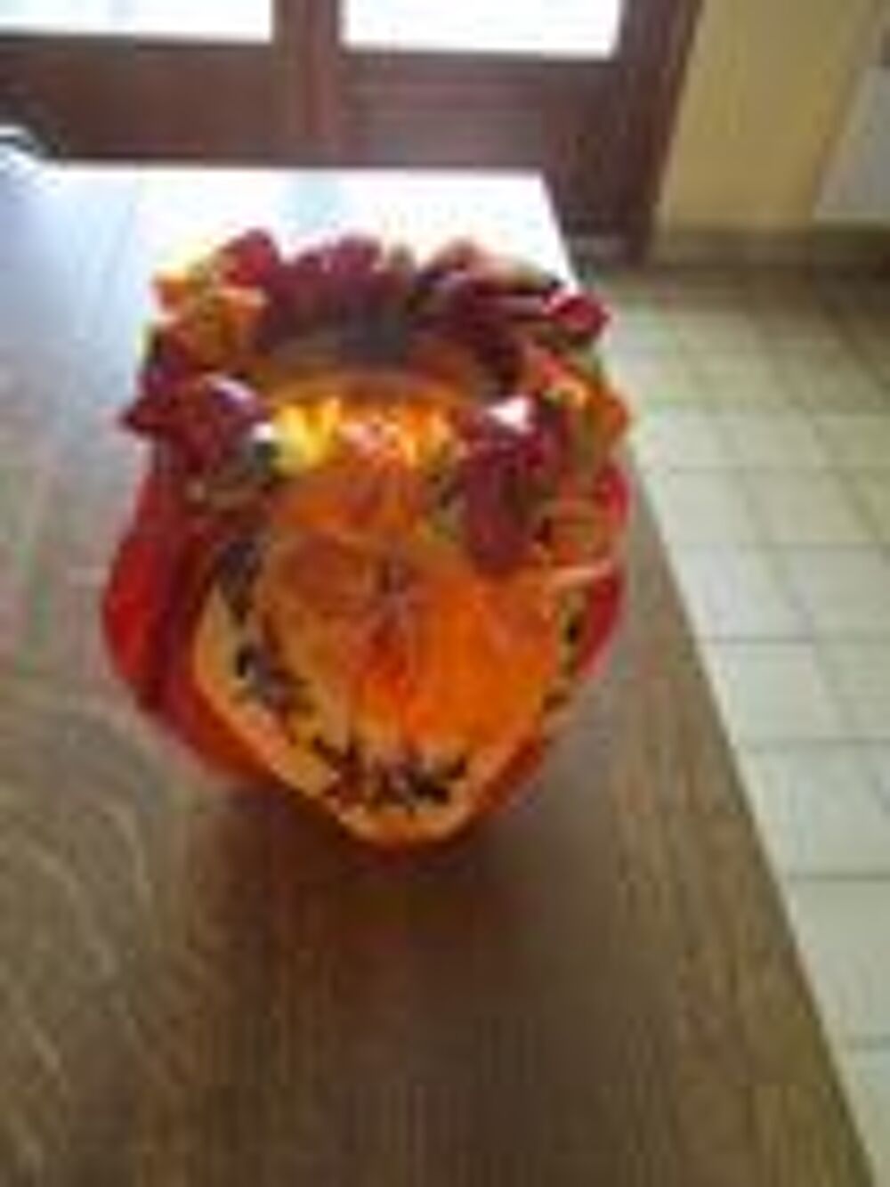 Pot ou vase tr&egrave;s original fait main Décoration