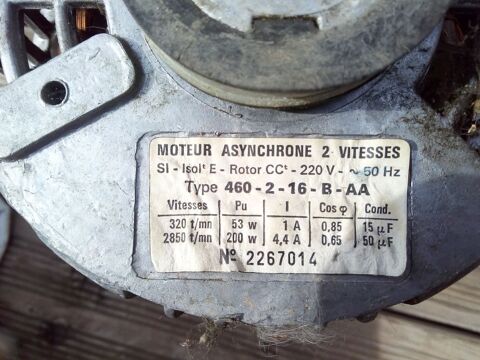 Moteur pour machine à laver asynchrone ? 2 vitesses
Septèmes-les-Vallons (13)