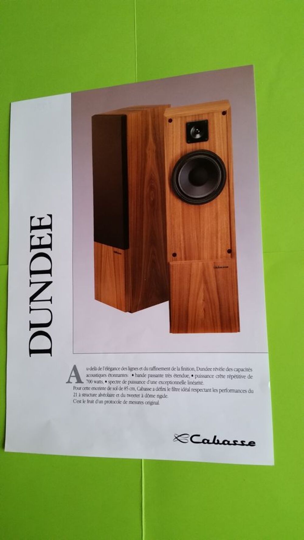CABASSE DUNDEE Audio et hifi