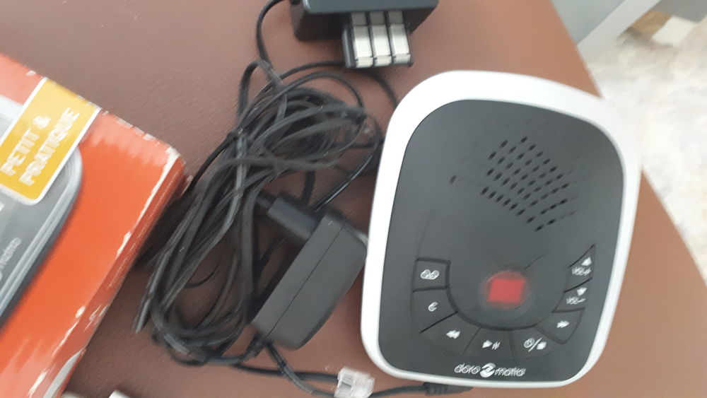 R&eacute;pondeur t&eacute;l&eacute;phonique noir T�l�phones et tablettes