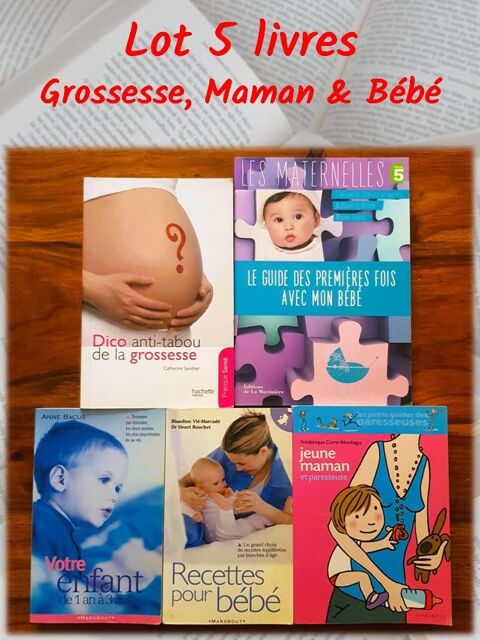 Grossesse, Maman & Bébé - Lot 5 livres 5 Bondoufle (91)