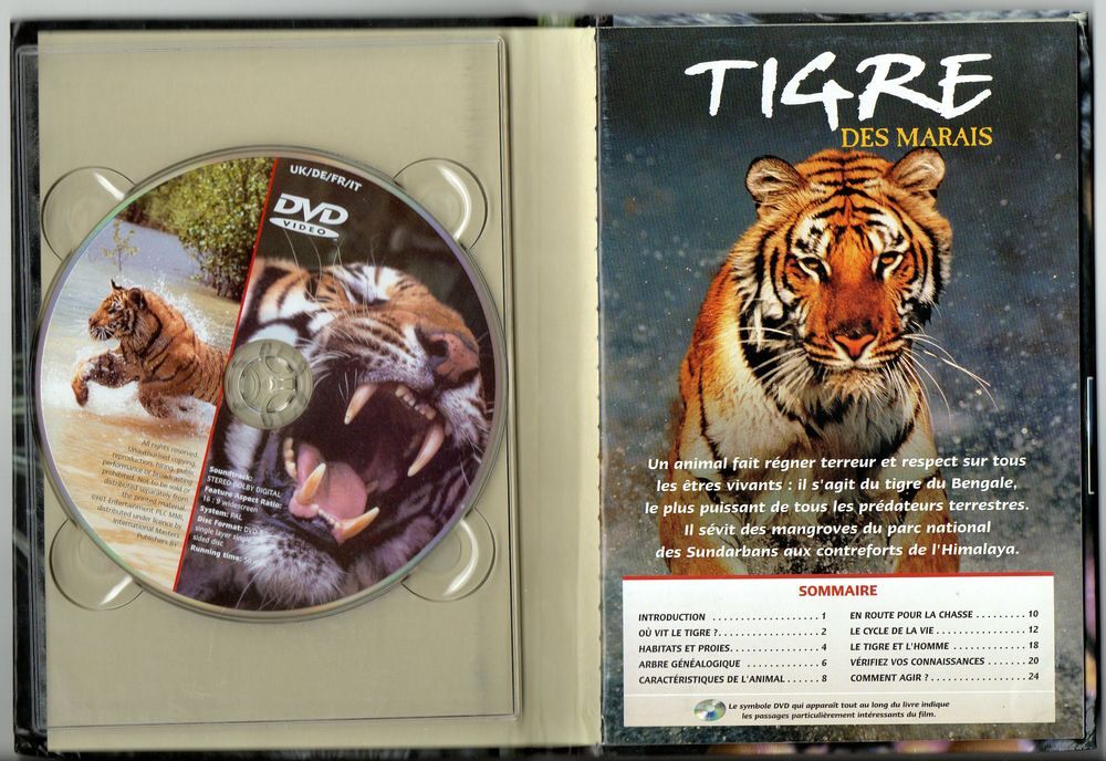 DVD + livre Tigre des marais DVD et blu-ray