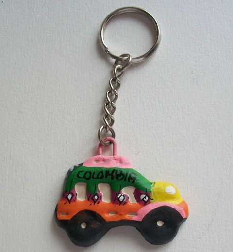 Porte cls bus artisanal cramique vert orange 7 Thizy (69)