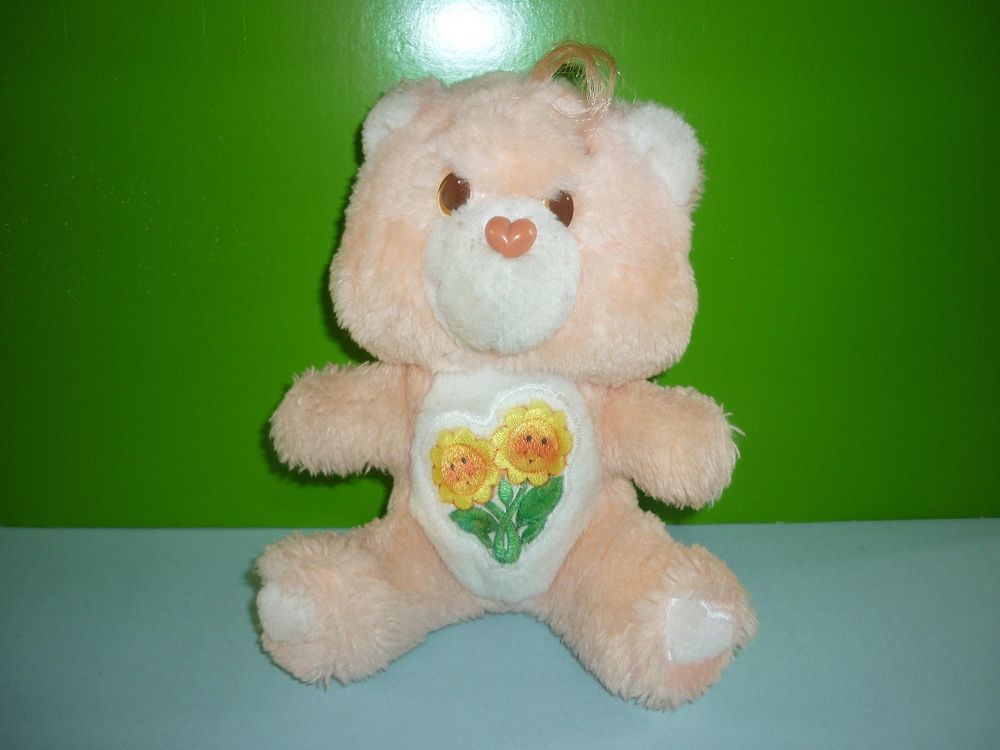 Peluche BISOUNOURS 16cm ?GROSCOPAIN? (CARE BEARS) An 80's Jeux / jouets