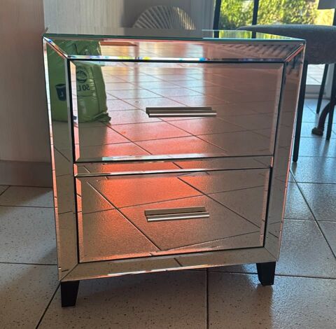 2 tables de chevet miroir 90 Mées (40)