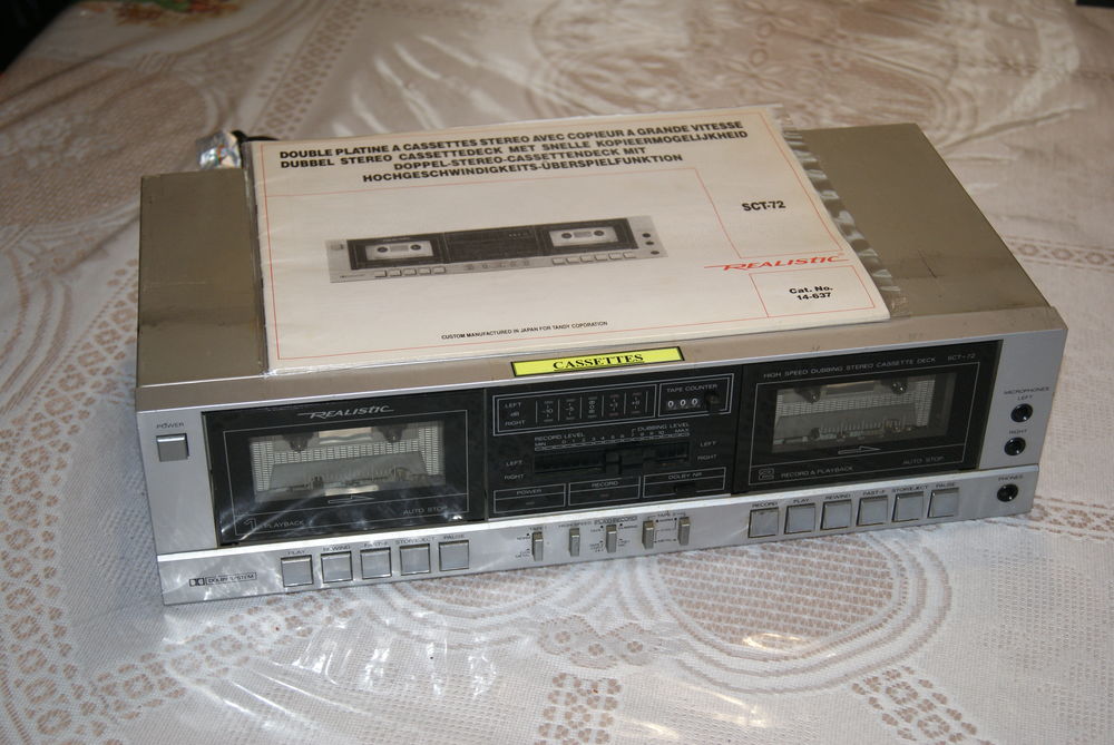 REVERBERATION - EQUALIZER - LECTEUR CASSETTES Audio et hifi