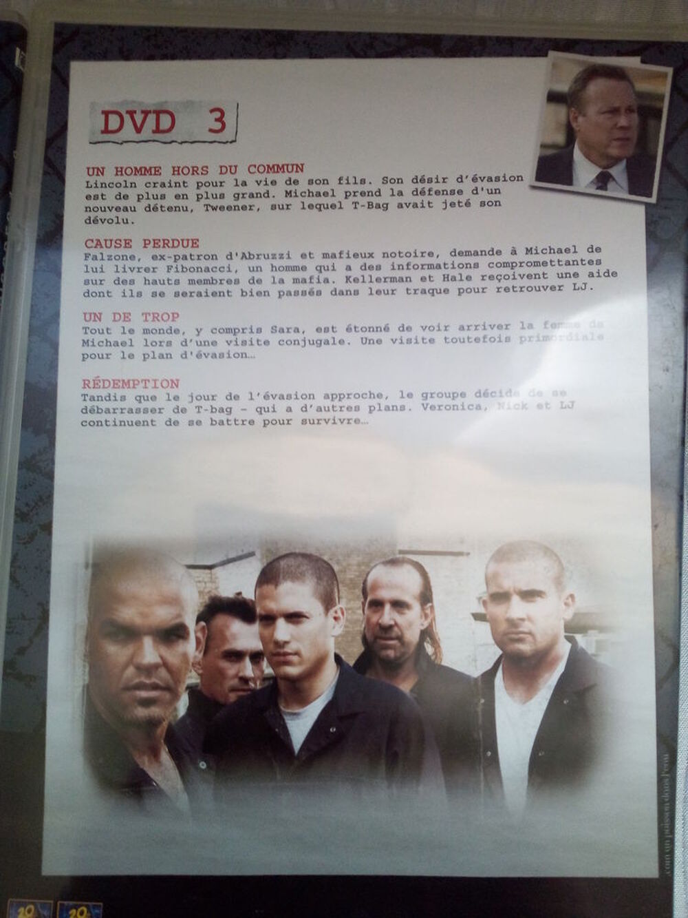 Coffret 3 DVD ? PRISON BREAK - Saison 1/Partie 1 DVD et blu-ray