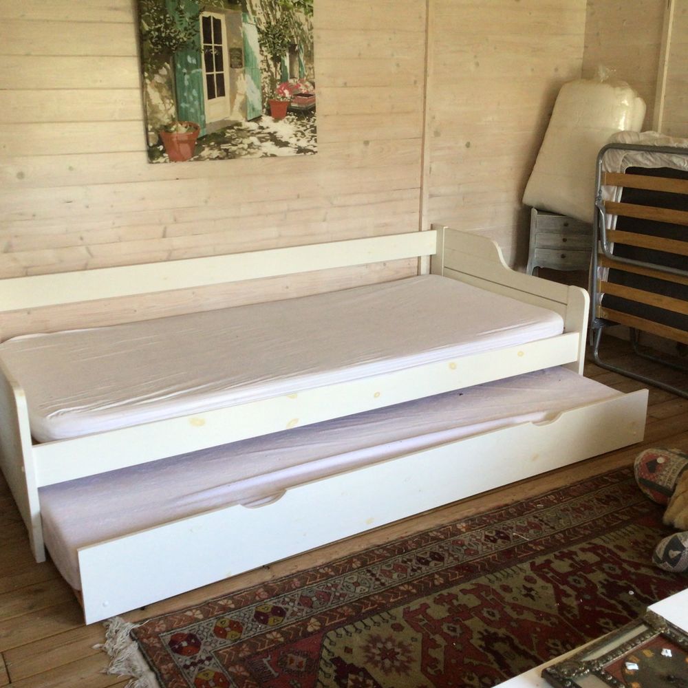 Lit gigognes blanc Meubles