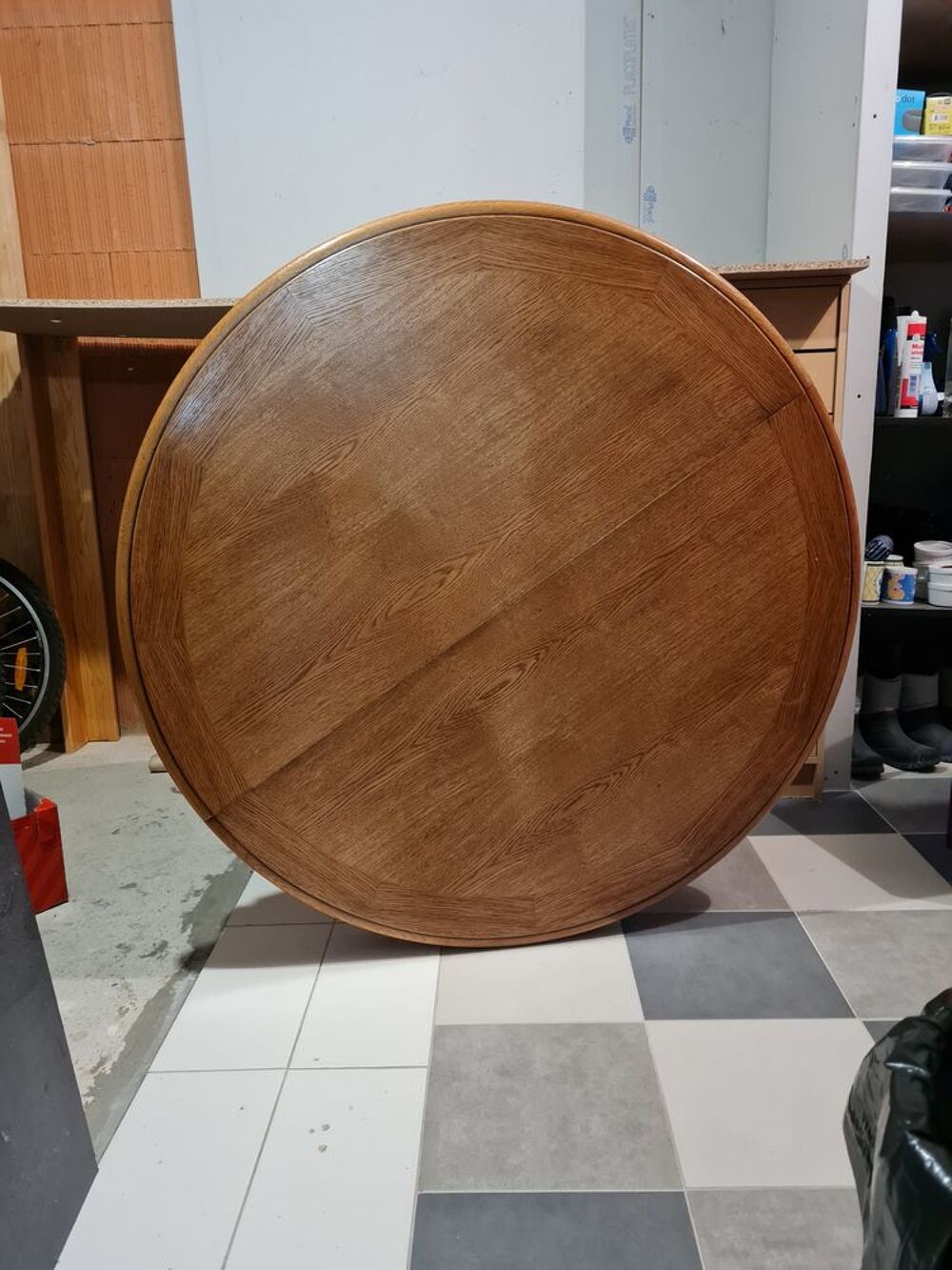 Table en ch&ecirc;ne clair style Louis Philippe Meubles