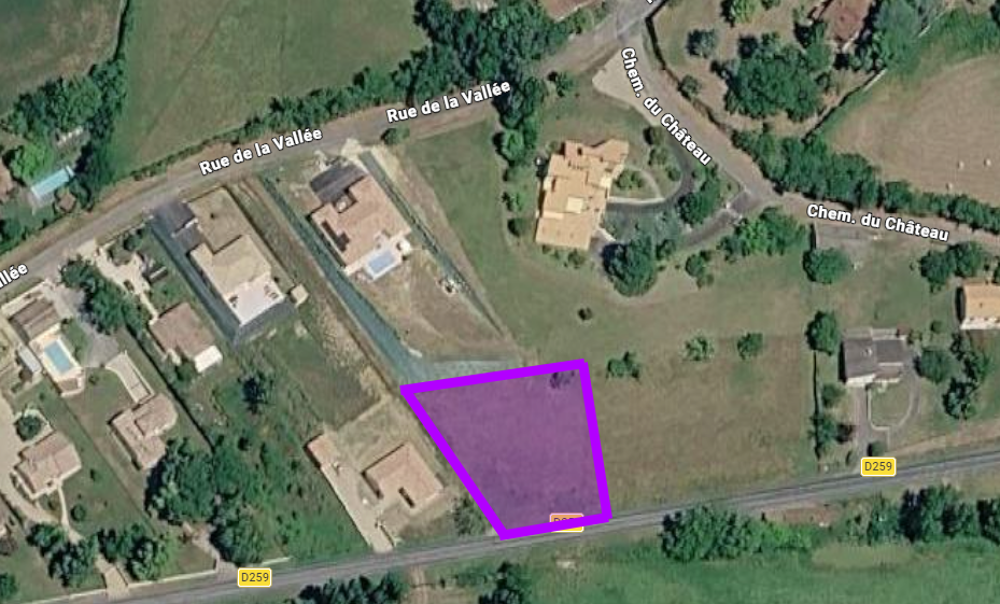 Vente Terrain TERRAIN À BÂTIR 1357 m² Castelnau-sur-gupie