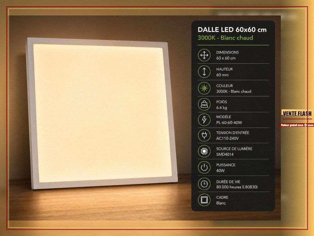 Dalle led Décoration