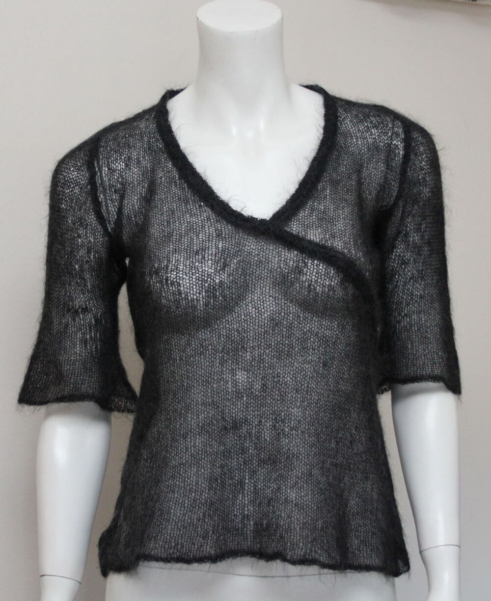 Pull mohair anthracite MIU MIU T.38 Fr Vêtements