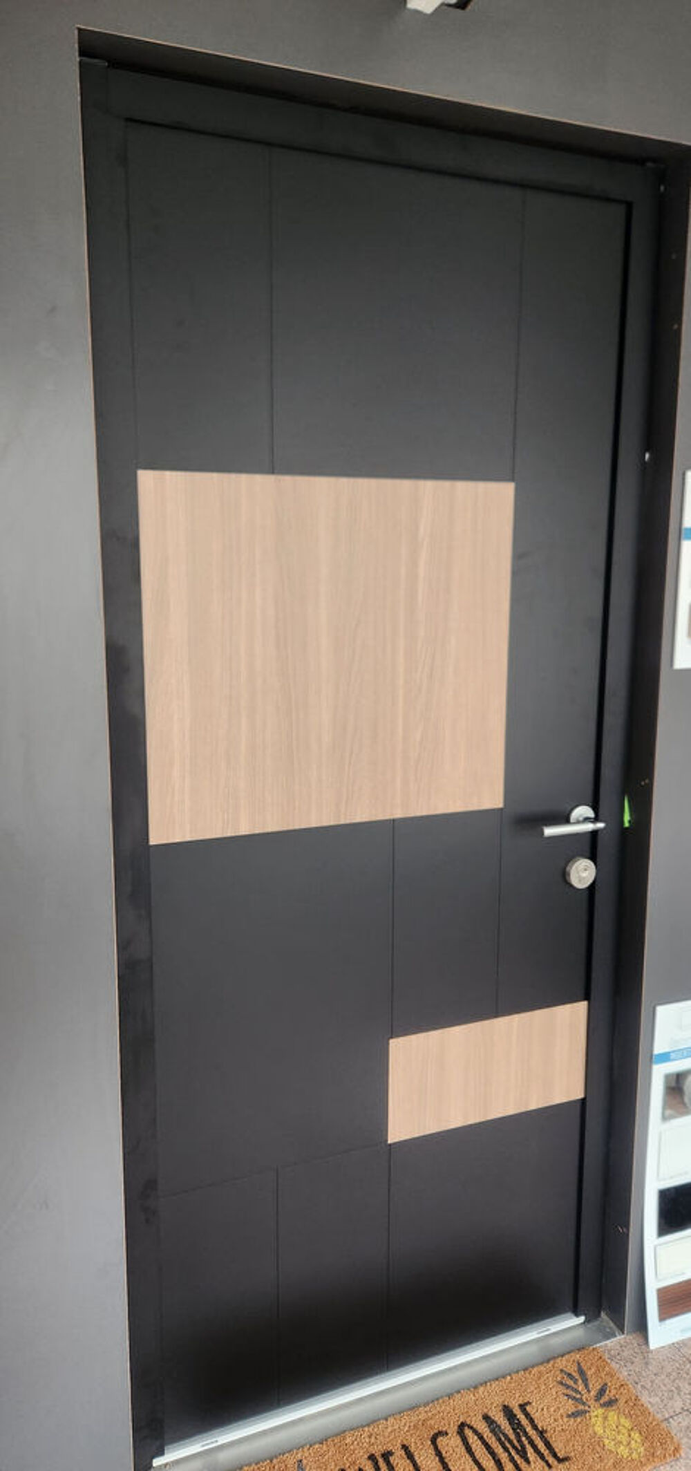 Porte d'entr&eacute;e Isolante Moderne Bricolage