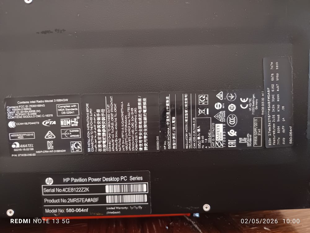 Tour HP 
Matériel informatique