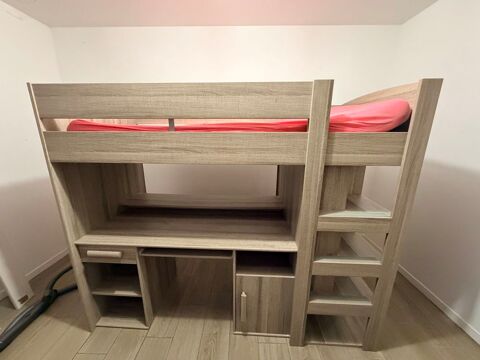 Lit combin� Montana 90x200 couleur chene gris 130 Montgeron (91)