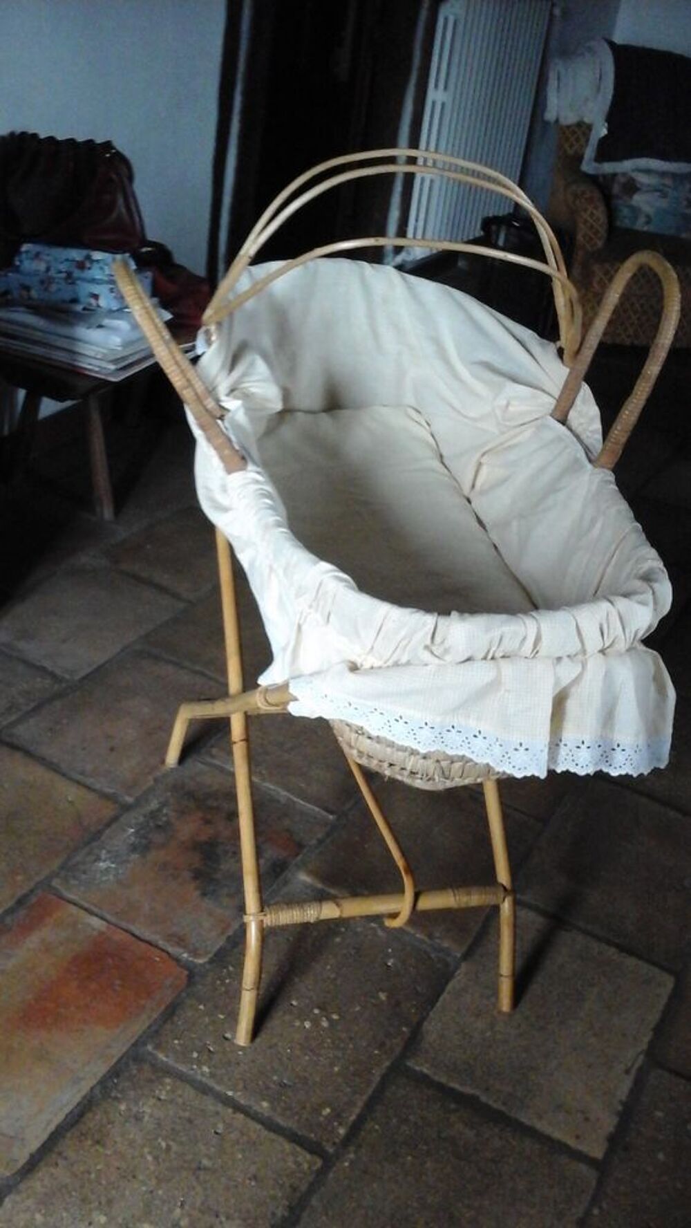 Couffin rotin Mobilier enfants