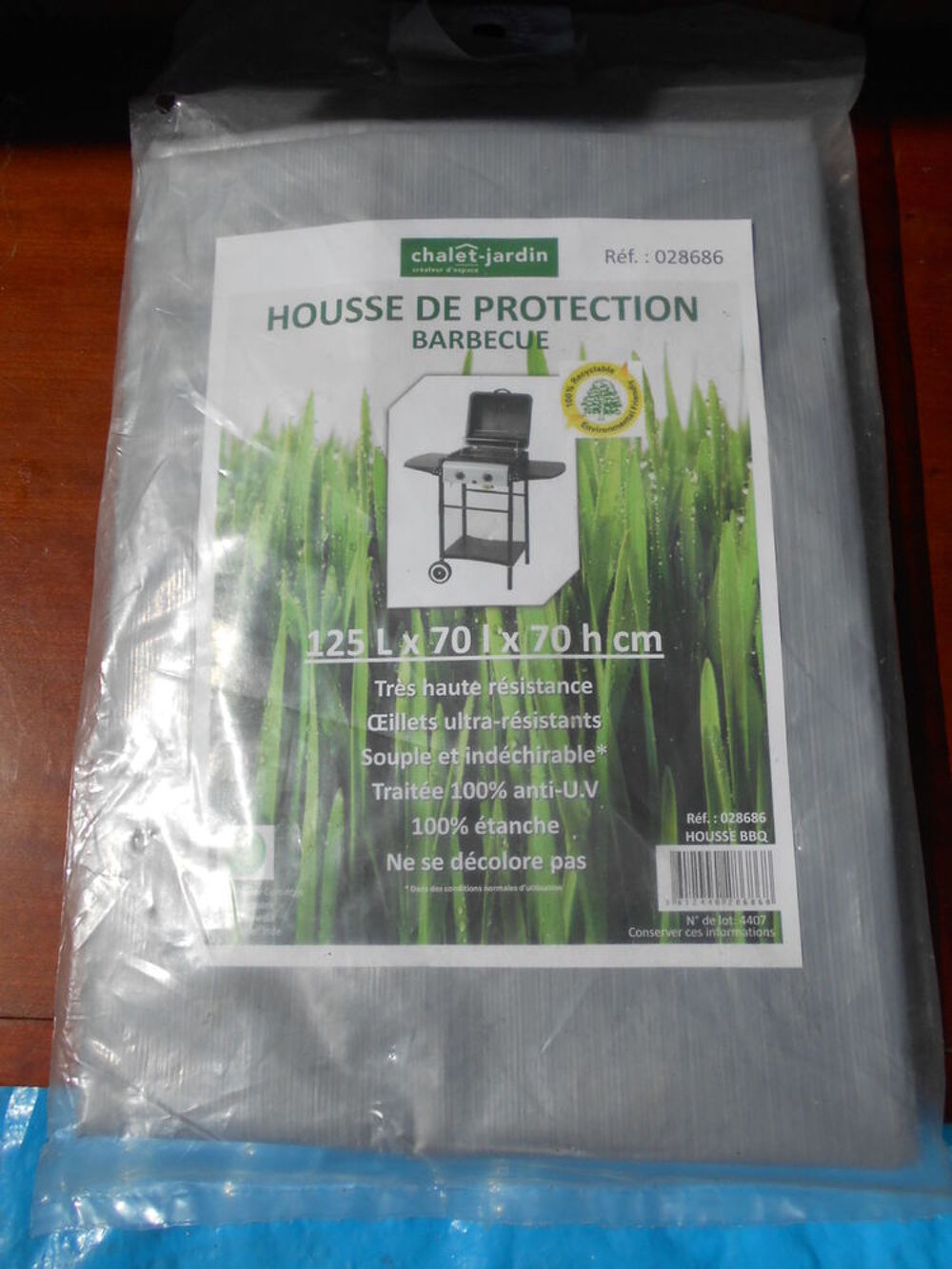 HOUSSE DE PROTECTION BARBECUE " Ch&acirc;let-Jardin " Jardin