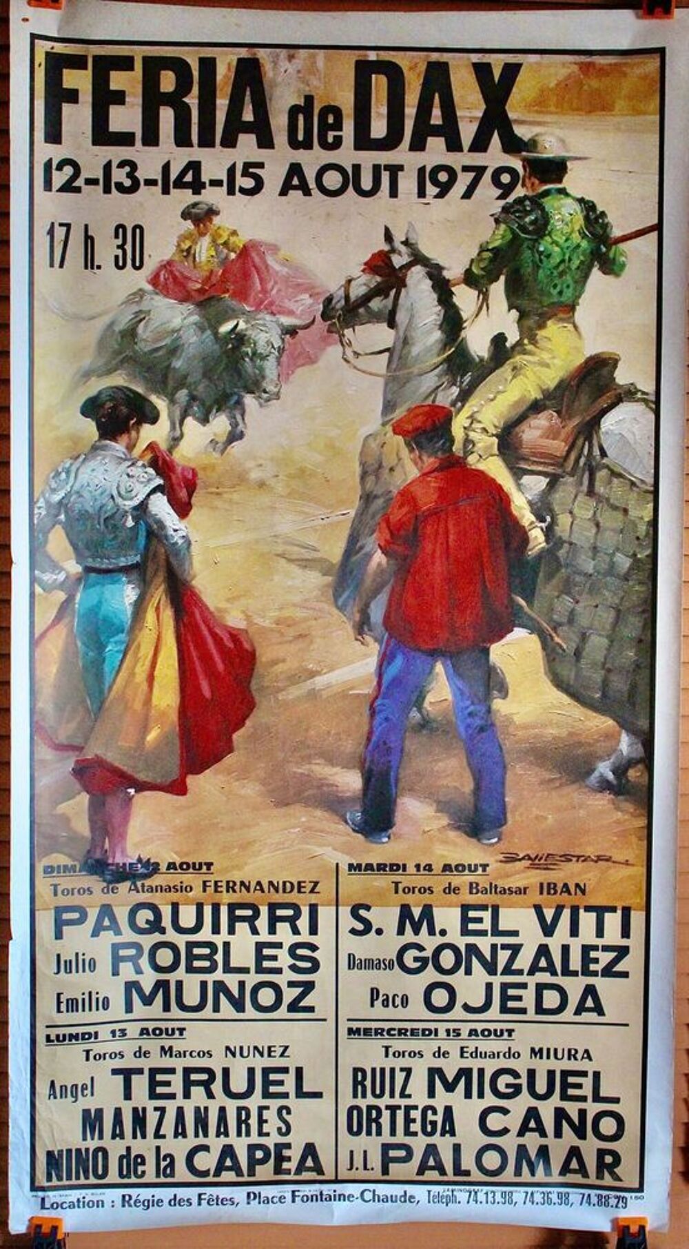 AFFICHES ARENES DE DAX 