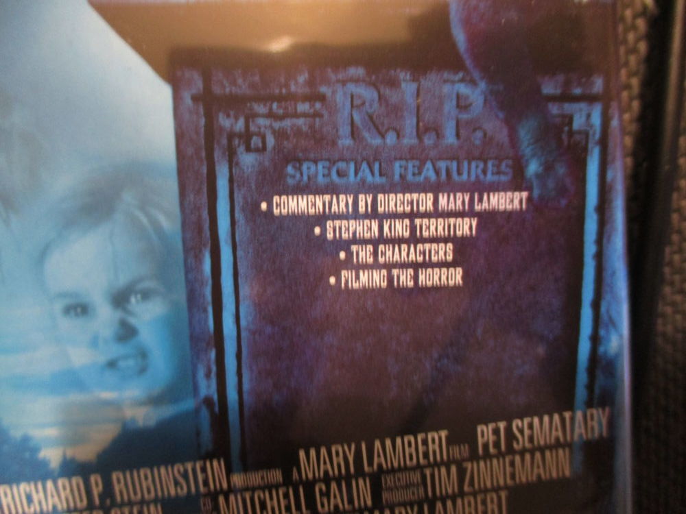 SIMETIERE BLU RAY PET SEMATARY STEPHEN KING NEUF DVD et blu-ray